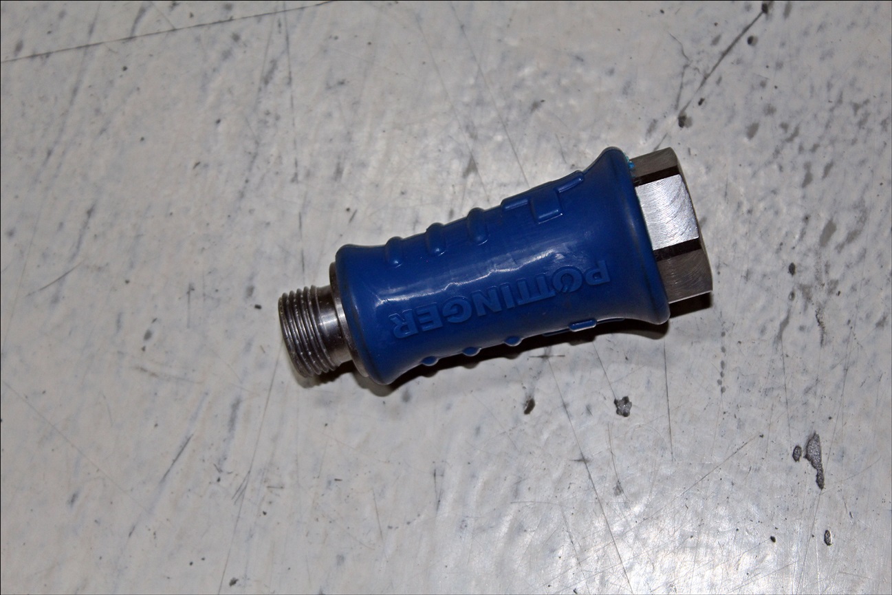 Pöttinger 625030002 Hydraulikgriff "+"  d10  blau