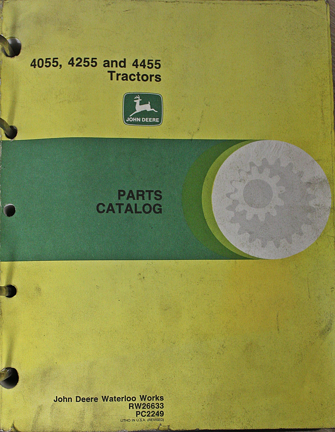 Ersatzteilekatalog John Deere Traktoren 4055, 4255 und 4455 