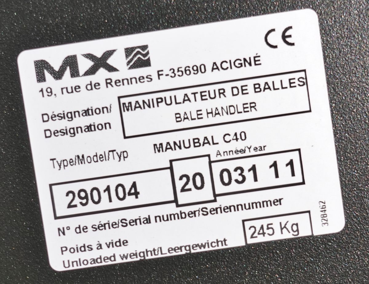 MX MANUBAL C40 Wickelzange