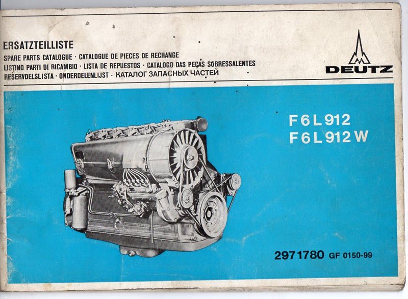 Ersatzteil-Katalog Motoren Deutz F6 L912