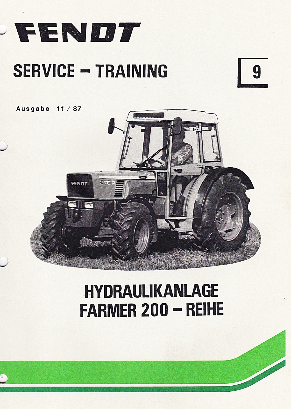Fendt  Service und Training Nr. 9, Farmer 200 - Reihe