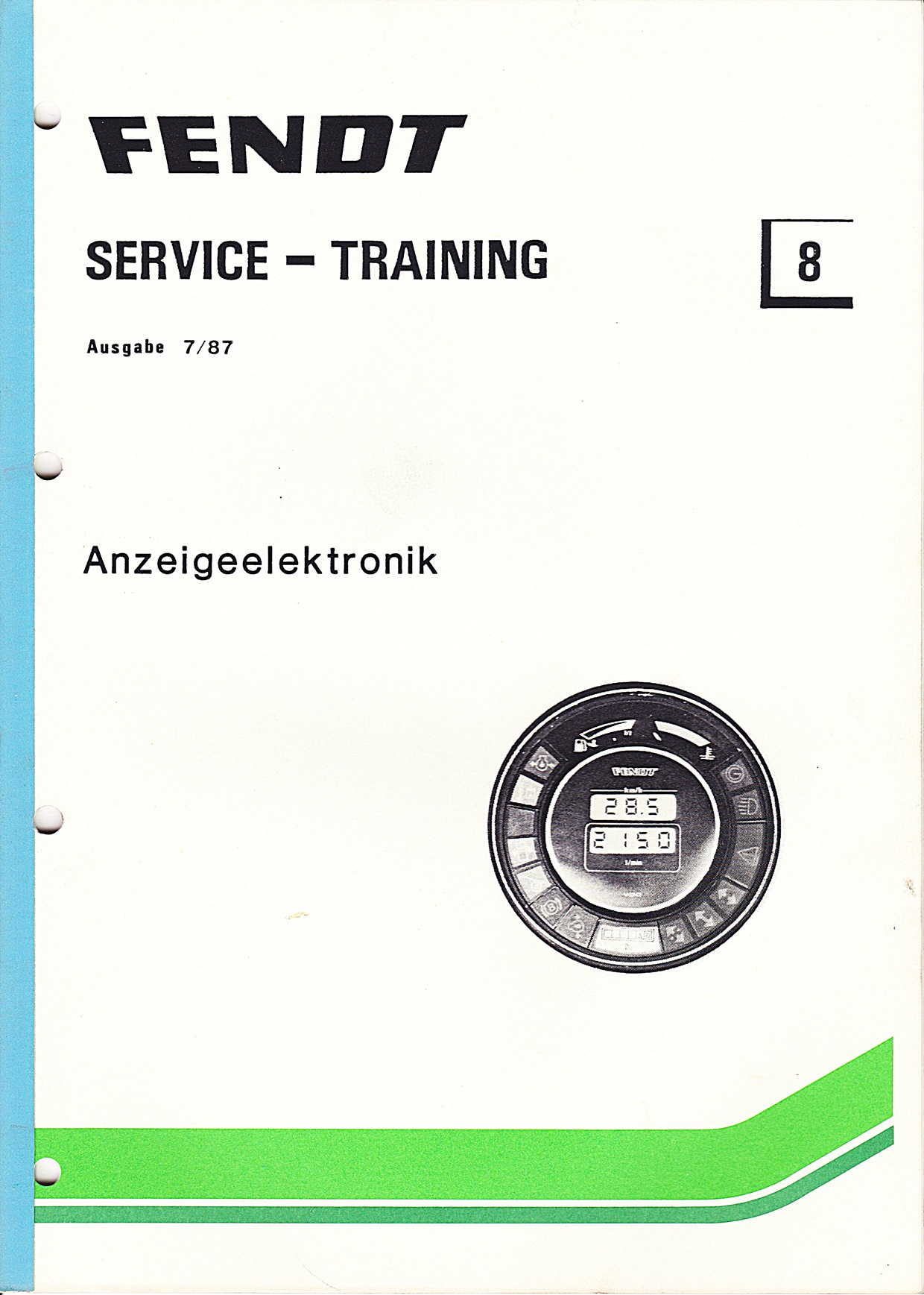Fendt Service - Training Nr.8, Anzeigeelektronik
