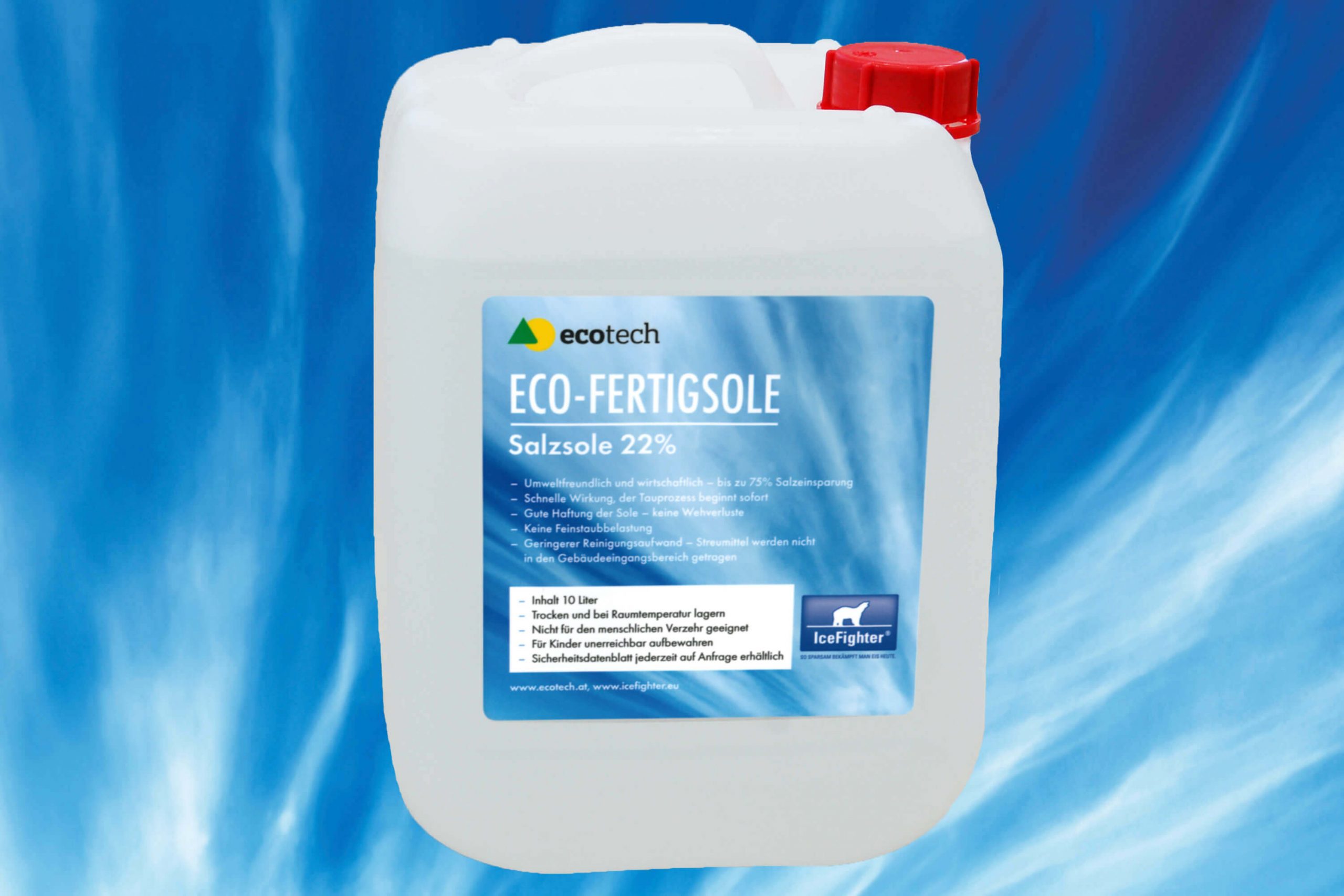 ECO NaCl - Sole 22% Konzentrat in 10 Liter Gebinde