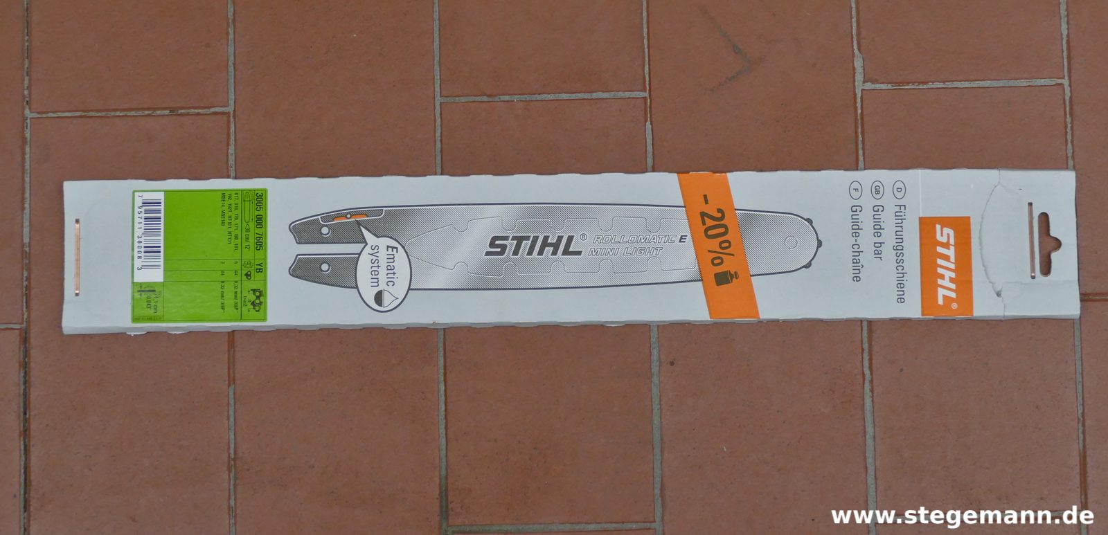 Stihl 30050007605 Führungsschiene  30cm  1,1  3/8 p
e-light