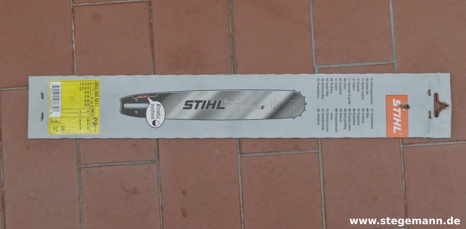 Stihl 30030005211 Führungsschiene 37cm 1/6 3/8